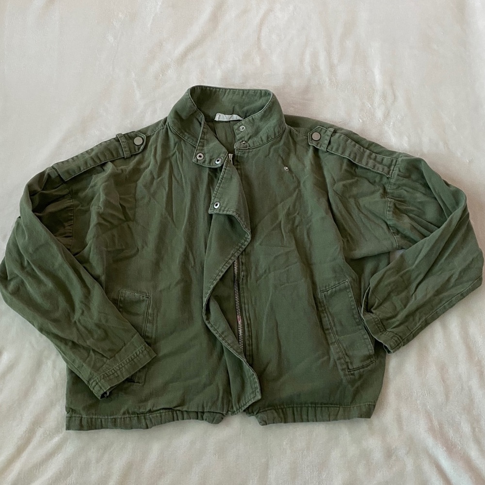 Short Green Jacket